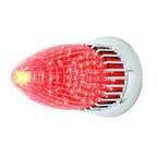 Chrome Flush Mount LED Tail Lights for Cadillac 1959 (Red Lens)