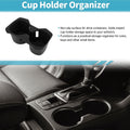 Center Console Cup Holder Organizer for Toyota RAV4 (2019–2021) TPE Black