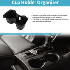 Center Console Cup Holder Organizer for Toyota RAV4 (2019–2021) TPE Black