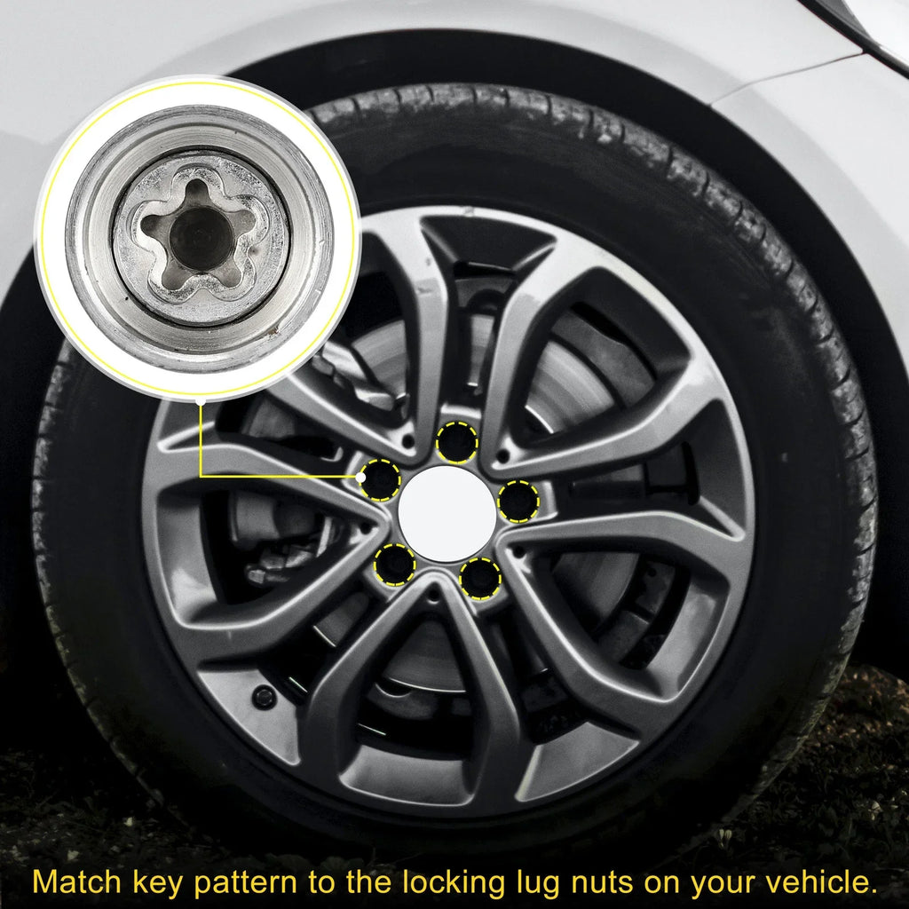 302 Wheel Lock Lug Nut Set with Protector Socket for Mercedes Benz
