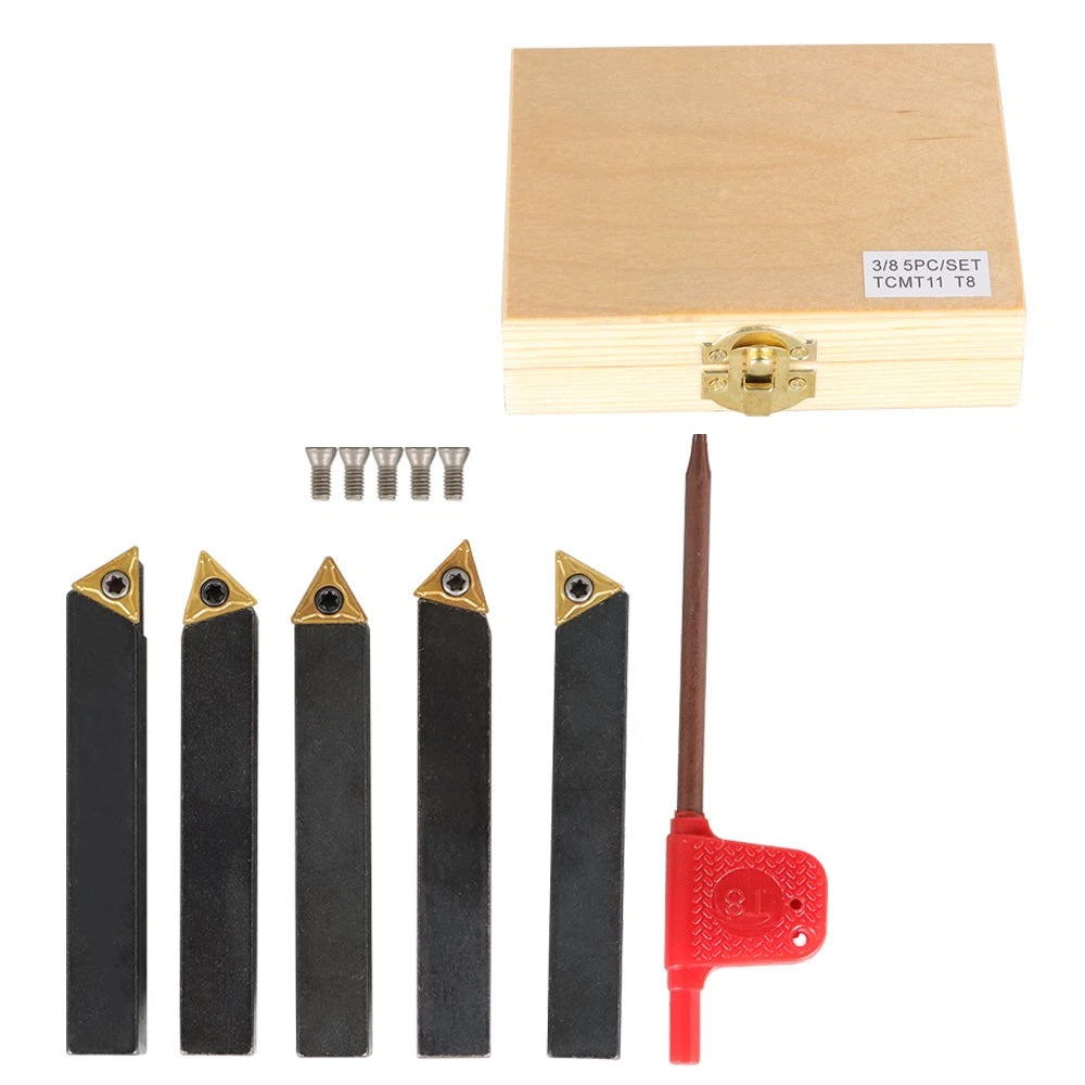5-Piece Indexable Turning Tool Set for Milling