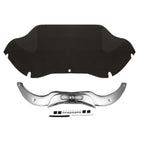 9.5" Windshield Windscreen & Chrome Trim for Harley Touring Road Glide (2004–2013)
