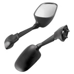 L&R Black Rearview Mirrors for Yamaha YZF R6 (2006-2007)
