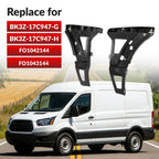 Set of 2 Front Lower Bumper Brackets for Ford Transit 150 250 350 (2015–2019)