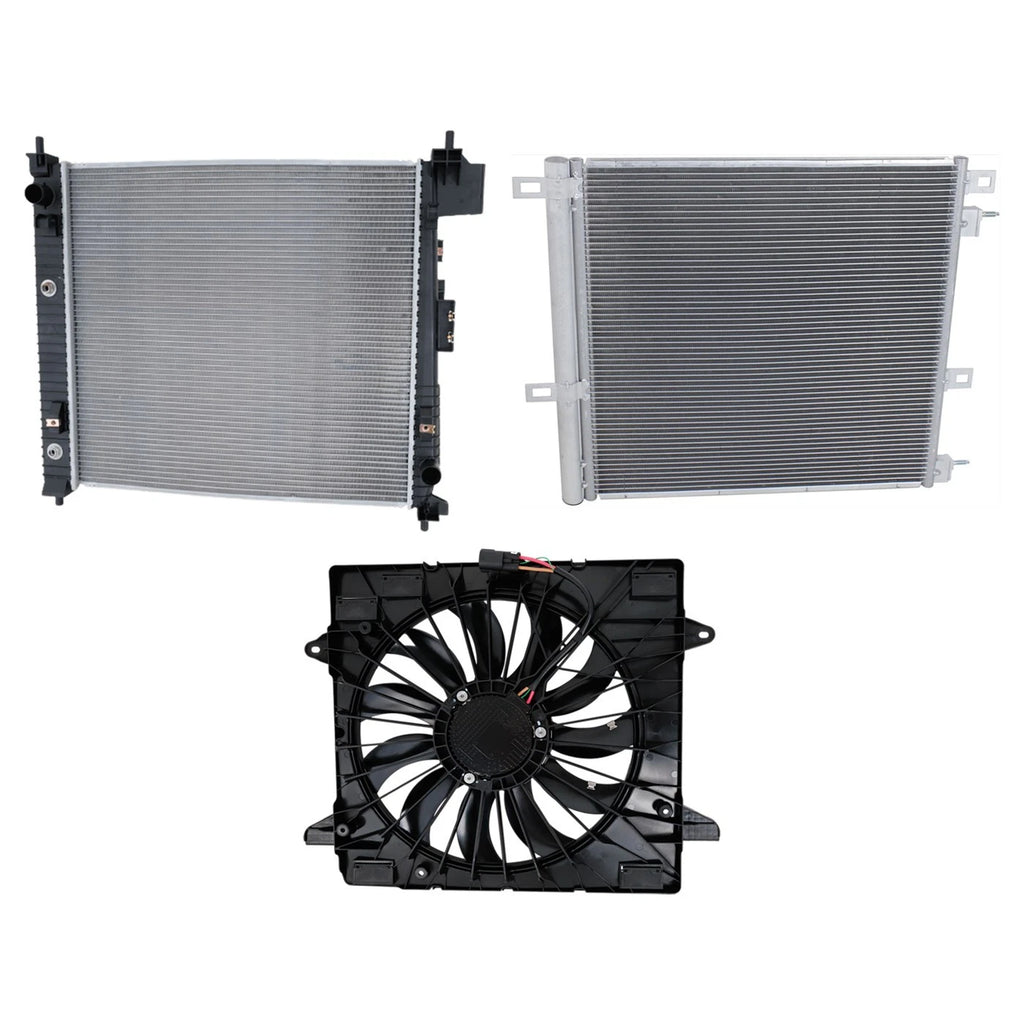 A/C Condenser for Chevy Cadillac XT6 GMC Acadia XT5 Chevrolet Blazer (2020–2022)