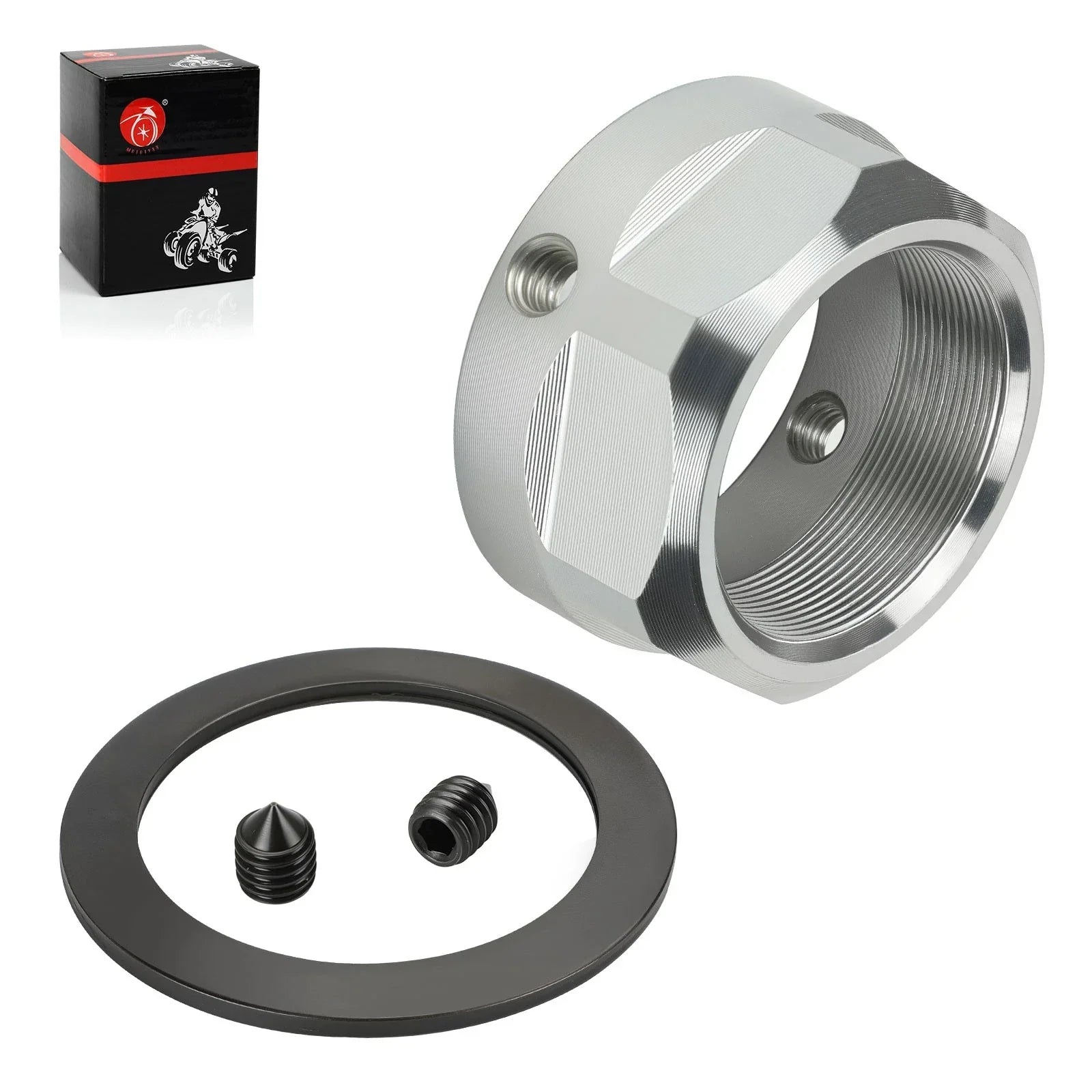 Rear Axle Lock Nut Set for Yamaha Raptor 700 YFM700 YFM700R YFZ450 (2004–2022)
