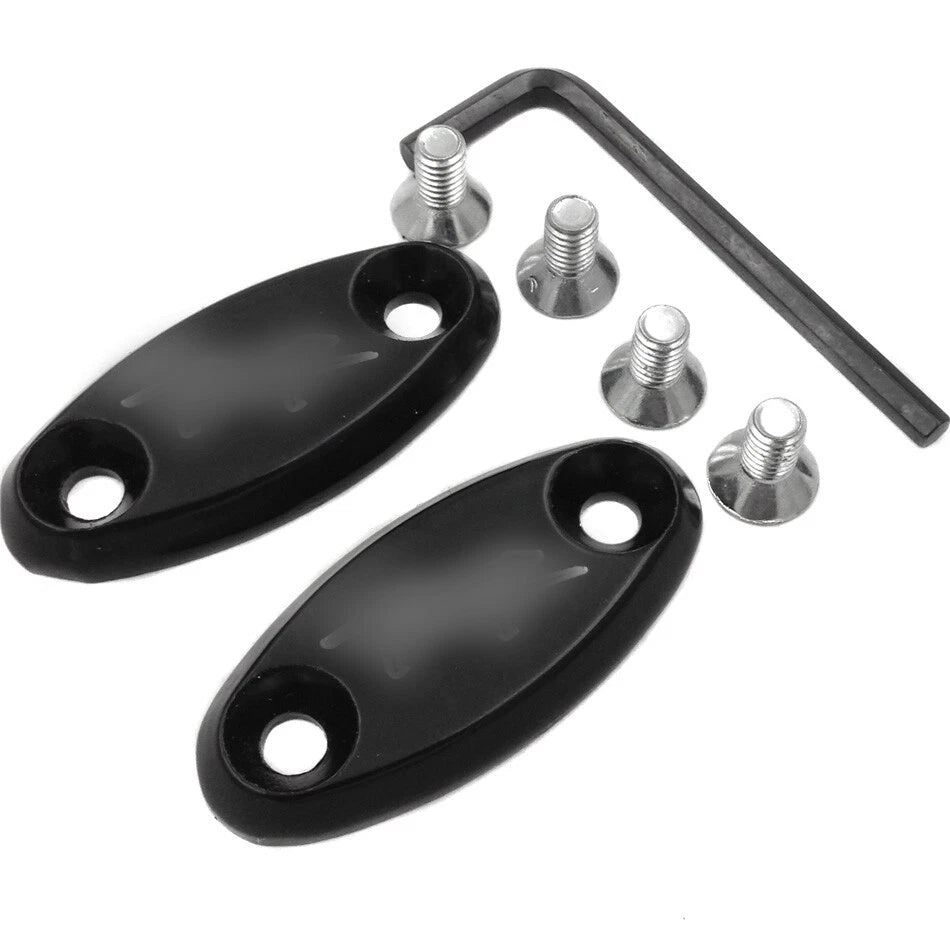 Mirror Block Off Base Plates for Honda CBR 600 F4 F4i 900 RR 929 954 1000RR