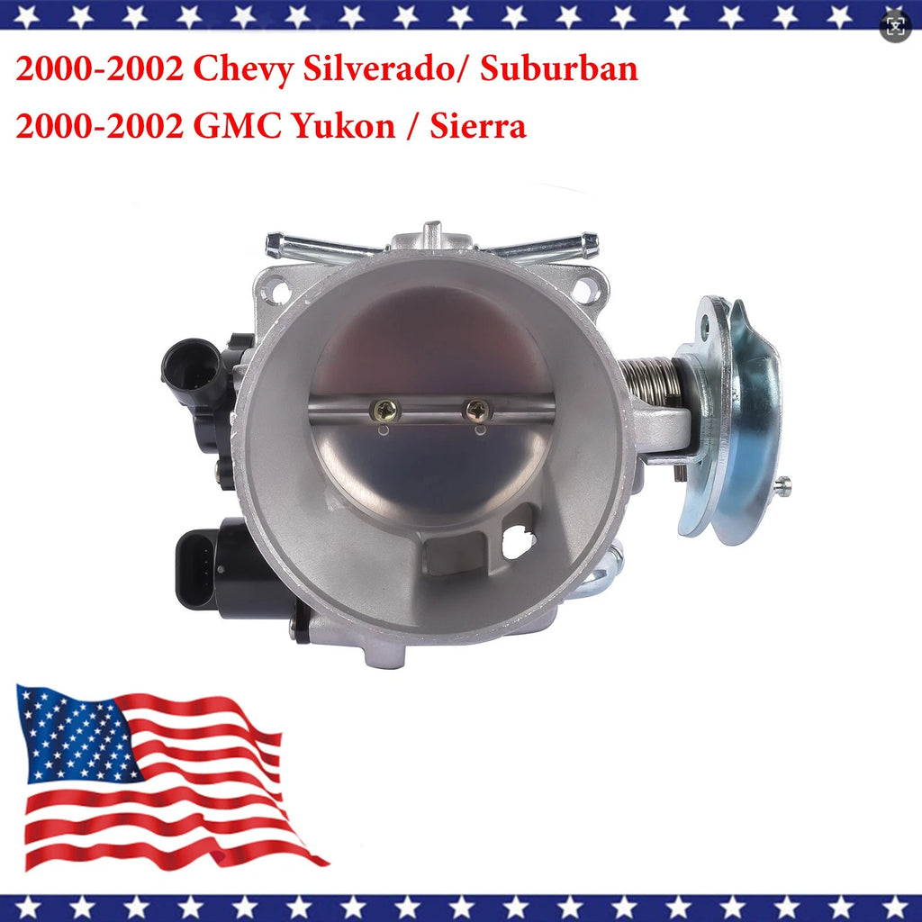 Throttle Body for GMC Yukon Sierra Chevrolet Silverado 1500 2500 (2000–2002)