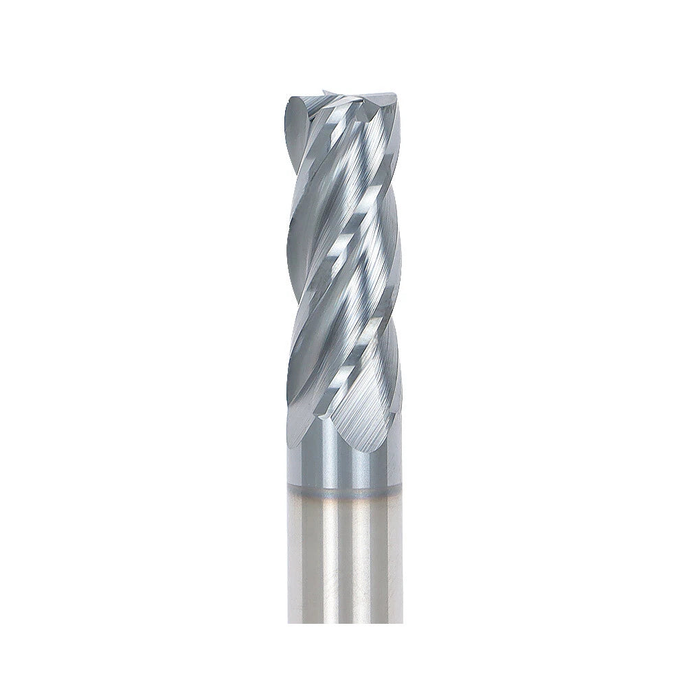 Carbide End Mill 3/8" 4 Flute (.020 Radius) 1" Cut Length