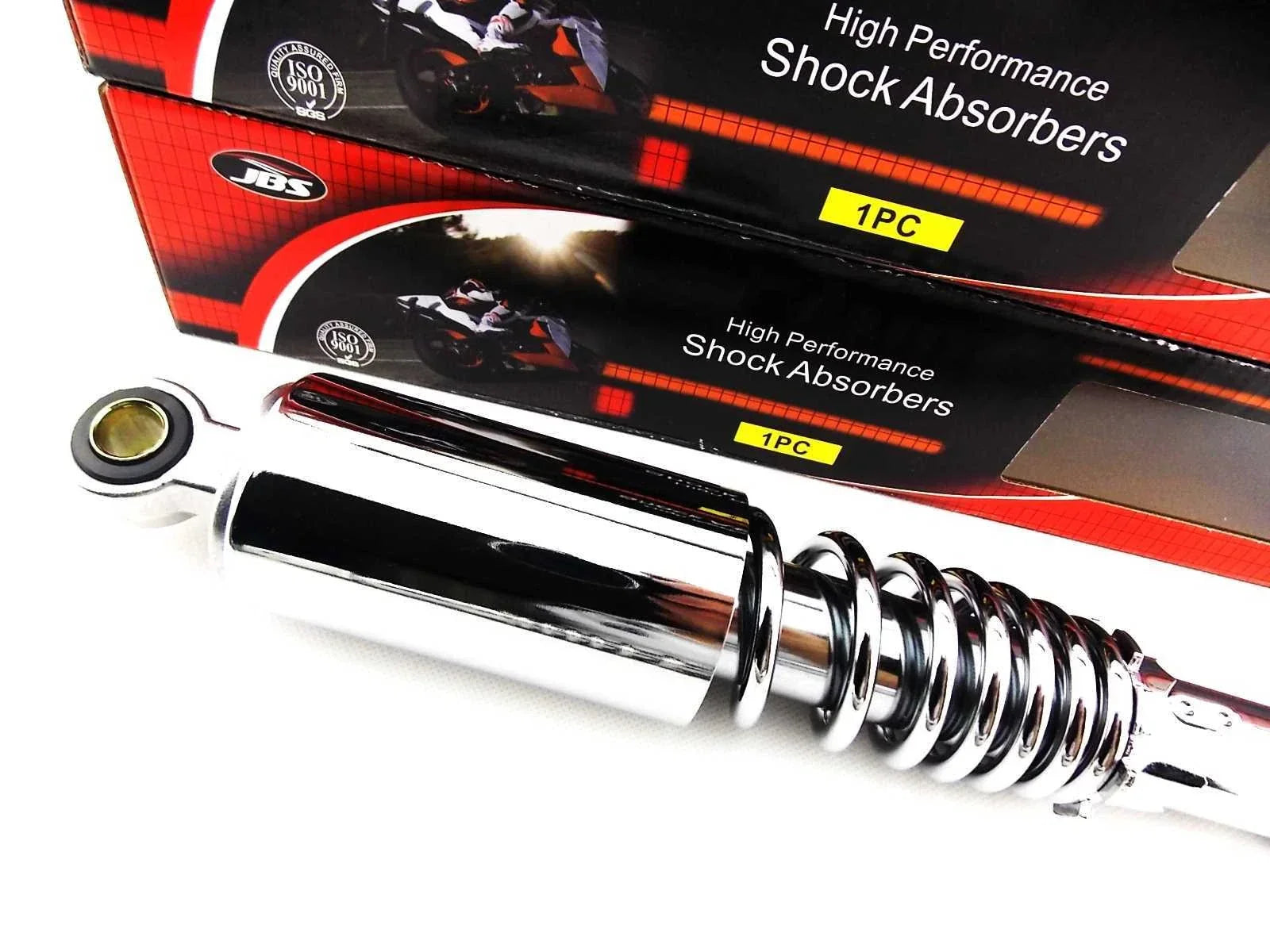 317mm JBS Chrome Rear Shock Absorbers for Honda CJ360