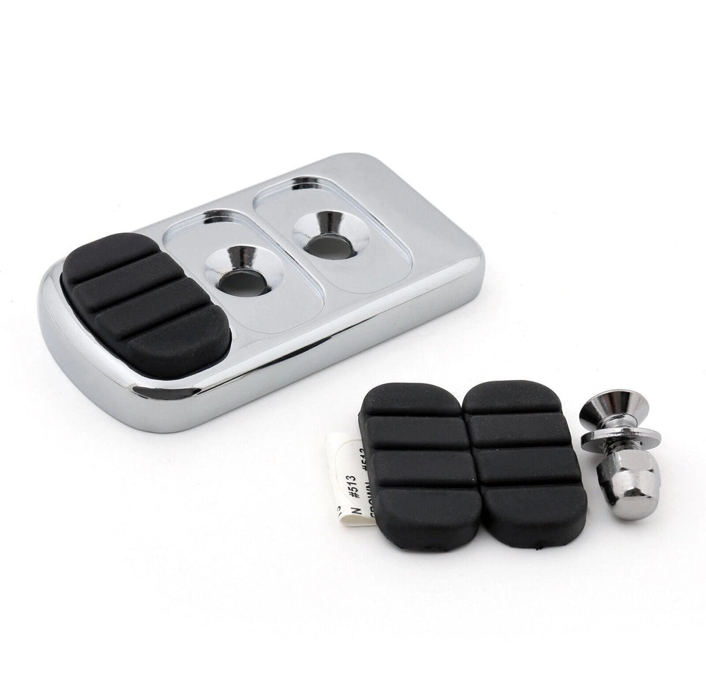 Brake Pedal Pad for Harley Electra Glide, Street Glide, Road King (1980–2015) Chrome