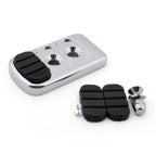 Brake Pedal Pad for Harley Electra Glide, Street Glide, Road King (1980–2015) Chrome