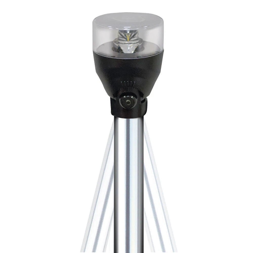 Attwood LED All Around Light for Boat (36 Inch Pole, 2 Mile Visibility)