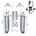 Silver Foot Pegs Footrest for BMW S1000RR (2015–2017)