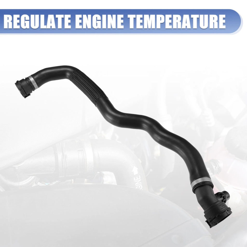 Heater Hose Radiator Expansion Tank Pipe for BMW G01 (2018–2023) No.17127535529 Black