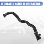 Heater Hose Radiator Expansion Tank Pipe for BMW G01 (2018–2023) No.17127535529 Black