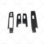 Carbon Fiber Pattern Window Lift Trim for Isuzu D-Max (2021–2023)