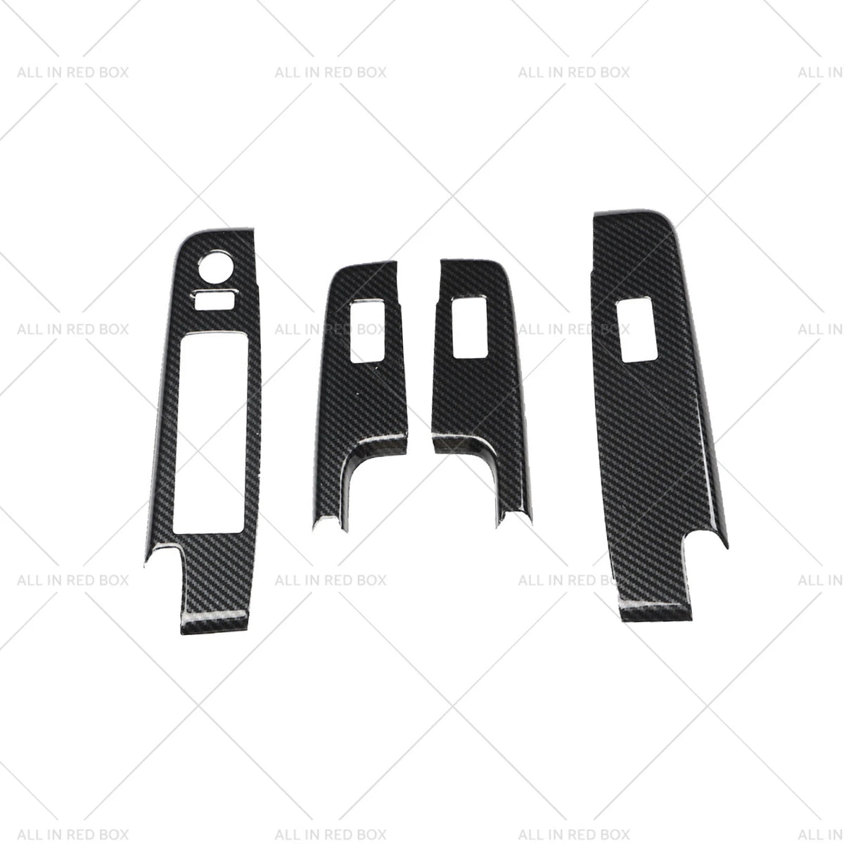 Carbon Fiber Pattern Window Lift Trim for Isuzu D-Max (2021–2023)
