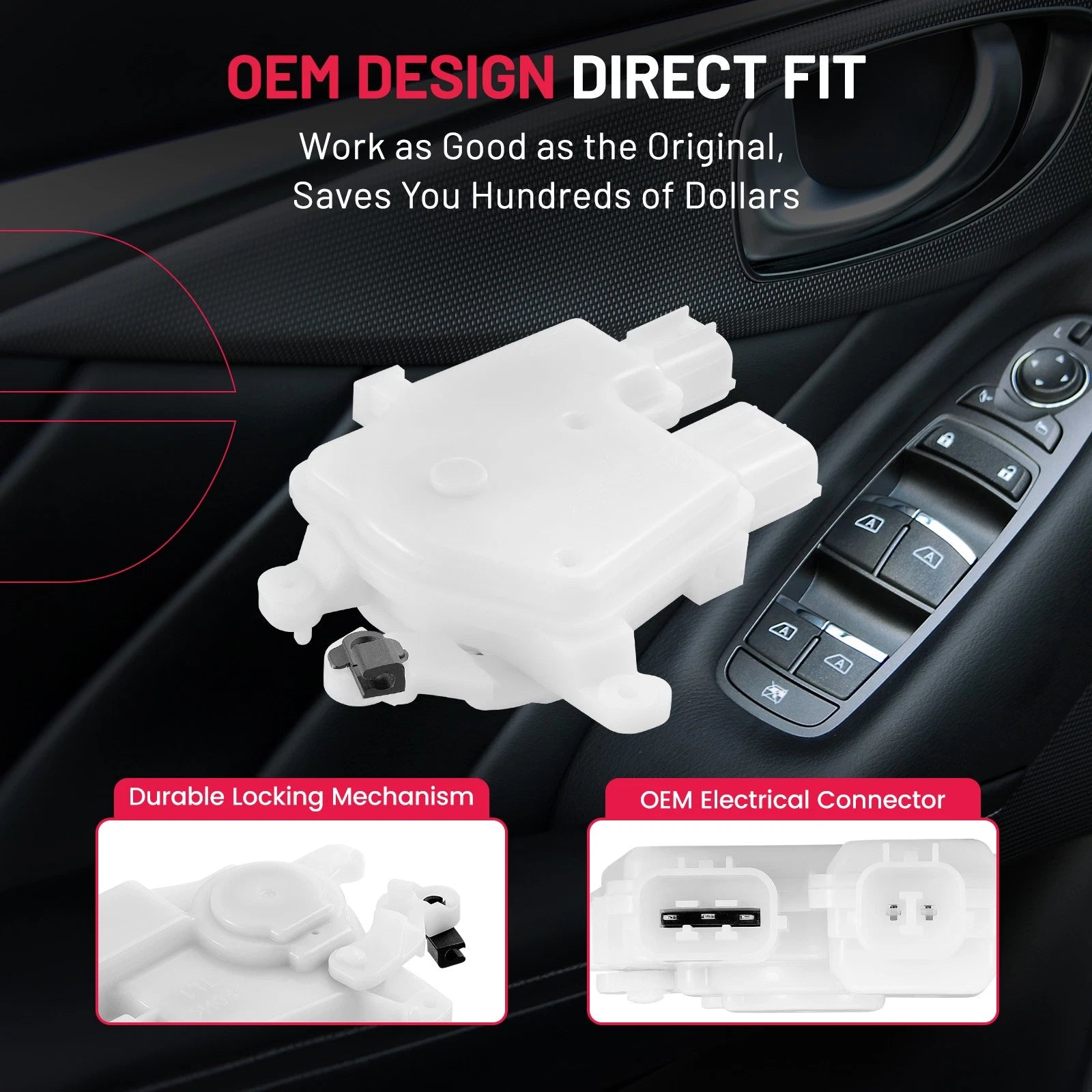 Front Passenger Right Power Door Lock Actuator for Honda Odyssey (2005–2010)