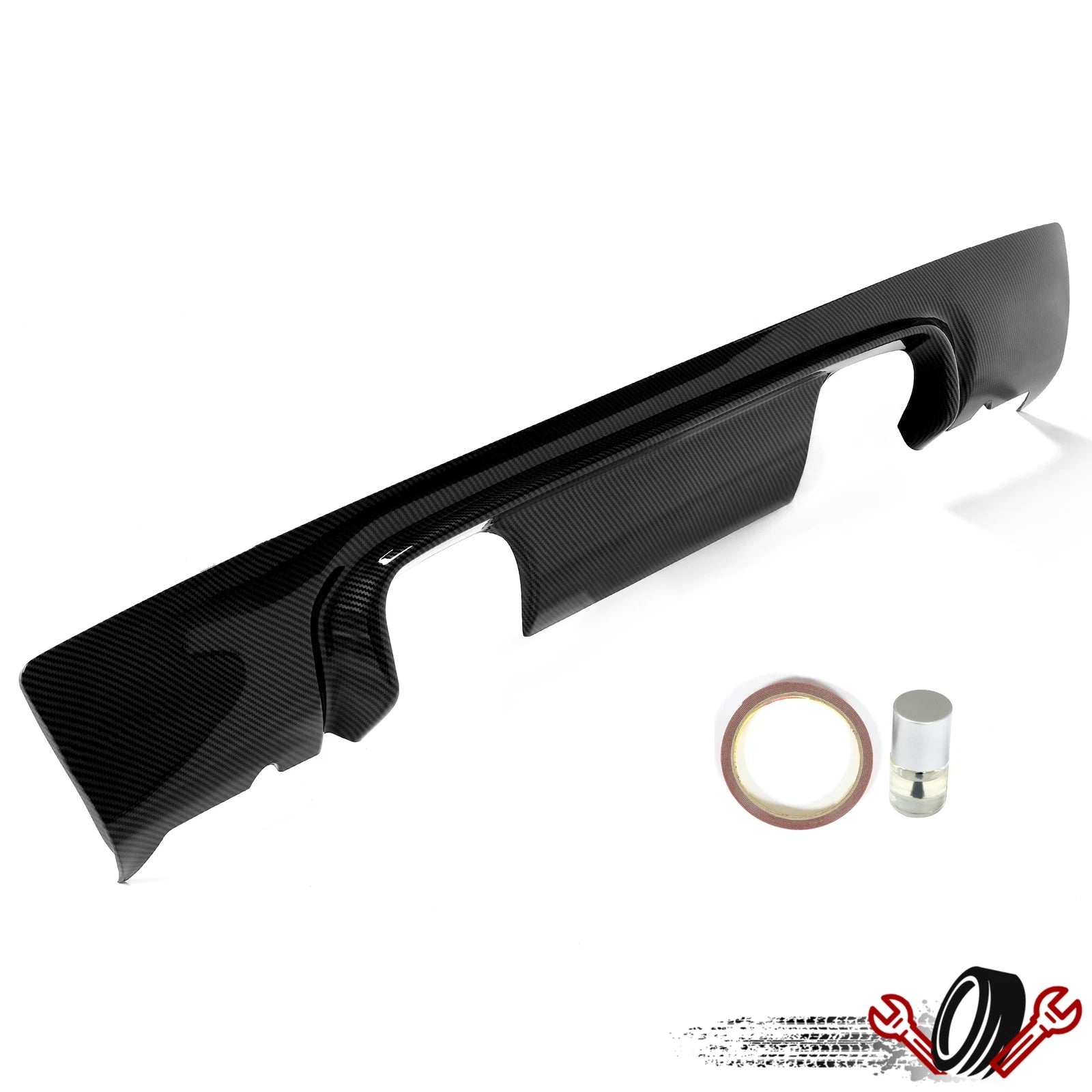 CSL Style Carbon Fiber Rear Bumper Diffuser for BMW E46 M3 (2001–2006)