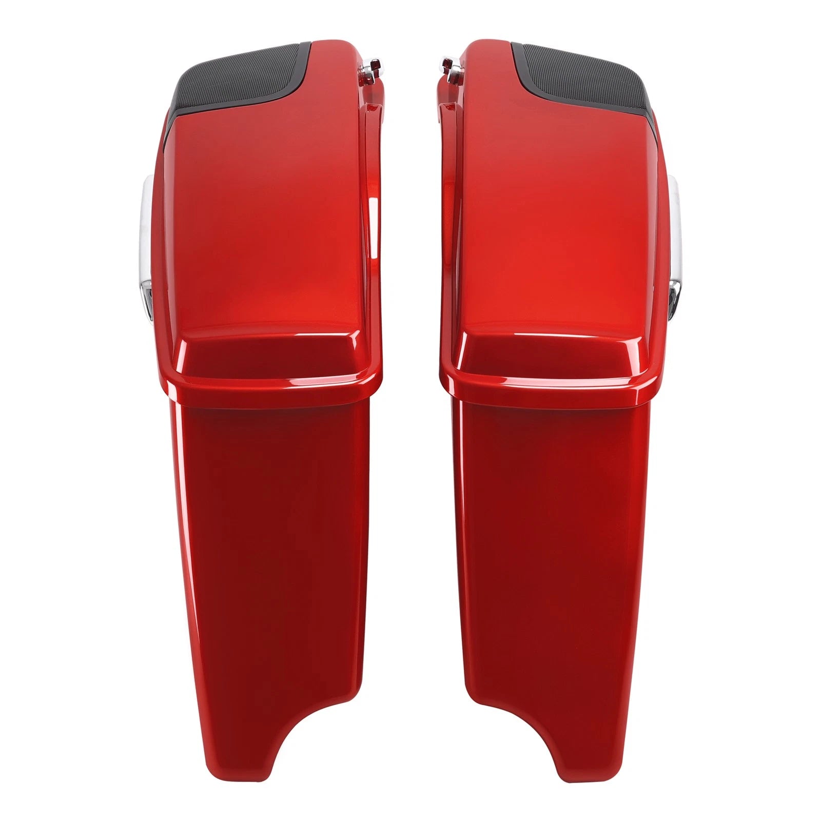Hard Saddlebags Speaker Lids for Harley Road Glide King (2014–2023) Wicked Red