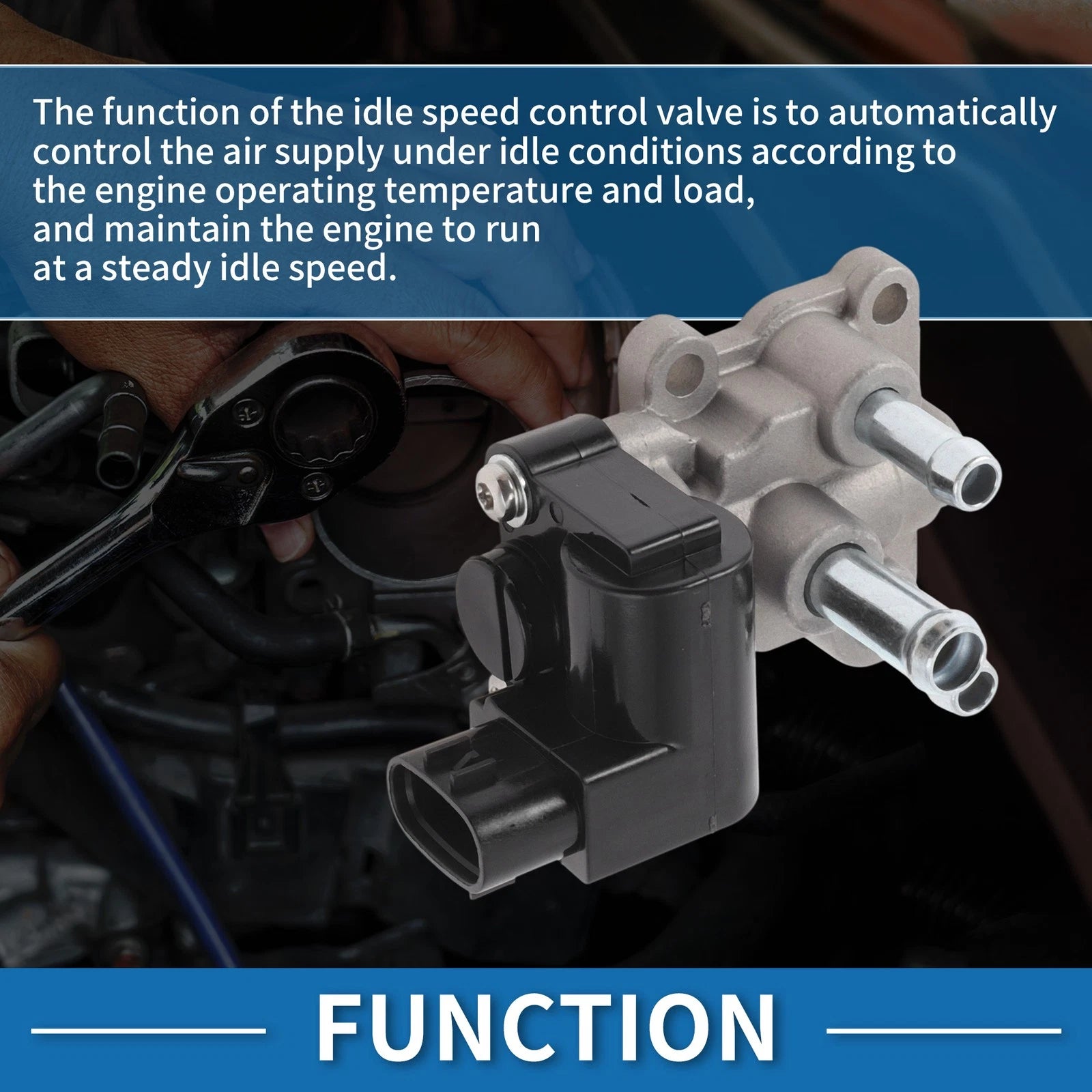 Idle Air Control Valve for Toyota Corolla (1991–2002) No. 22270-16090
