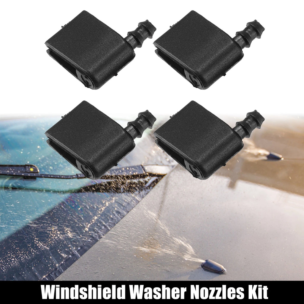 Set of 4 Windshield Wiper Washer Nozzle Spray Jets for Volkswagen Crafter