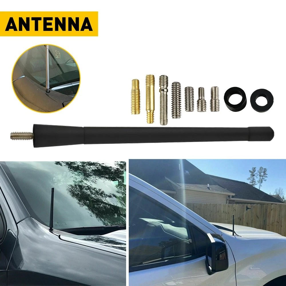 7" Short Black Antenna Mast for Suzuki Grand Vitara (2006–2013)