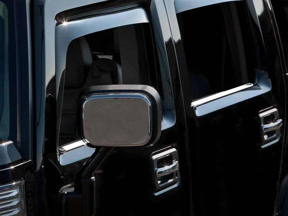 4pc Chrome Window Sill Trim for Hummer H2 (2003–2009) Upgrade Package