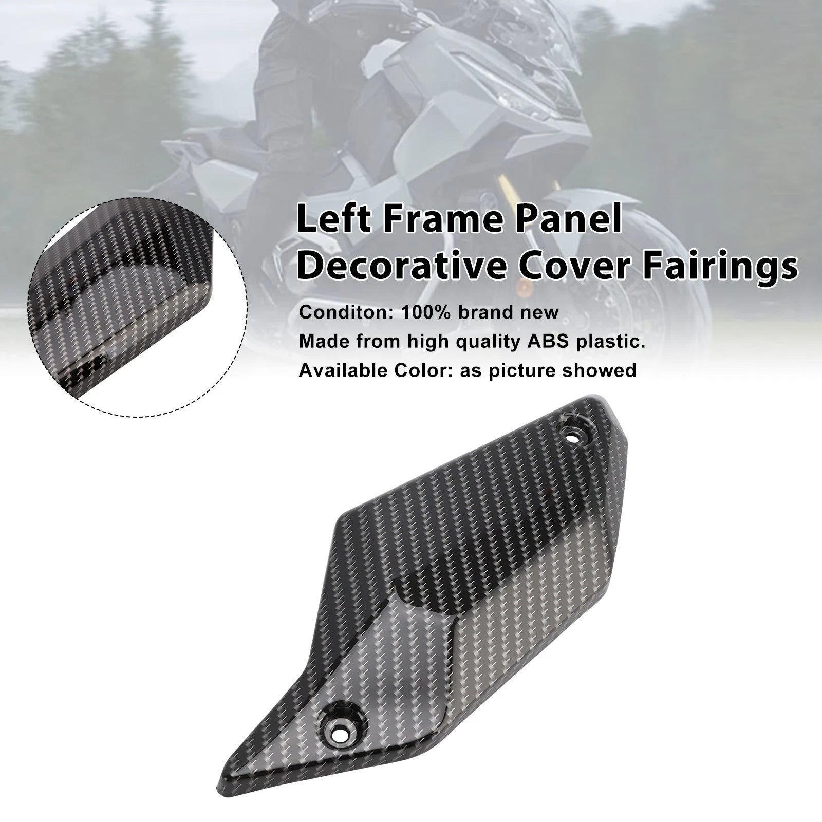 Left Frame Panel Decorative Cover for Honda X-ADV 750 (2021–2025) Carbon