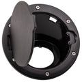 Aluminum Gas Cap Fuel Filler Door Cover for Jeep Wrangler (2007–2017) JK JKU