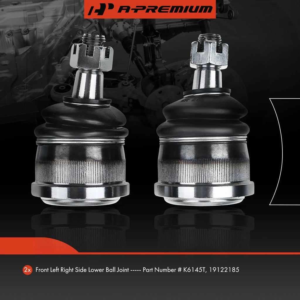 2X Front Lower Ball Joint for Chevrolet Malibu (1973–1983) Impala (1977–1996)