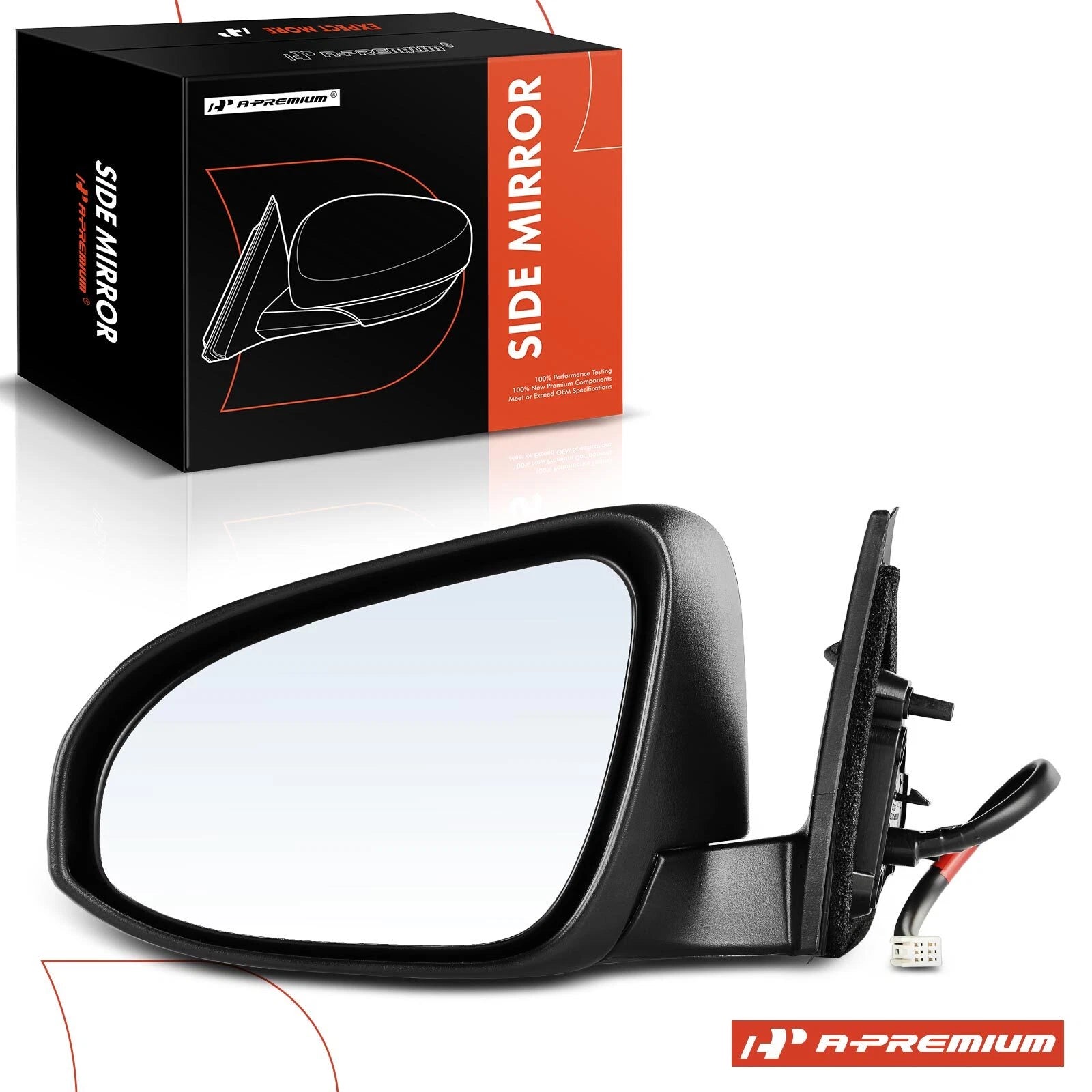 Driver Side Power Mirror Manual Fold Heated for Toyota Camry (2012–2014)