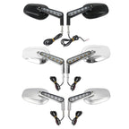 LED Turn Signal Rear View Mirrors for Harley V Rod VRSCF (2009–2017)