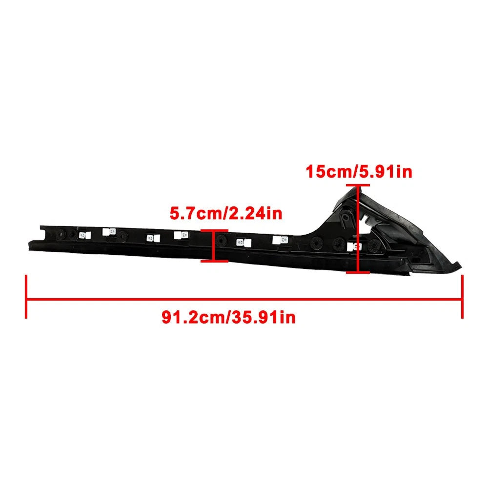 Inner Windshield Molding for Ford Explorer (2011-2019) Right Lower Black