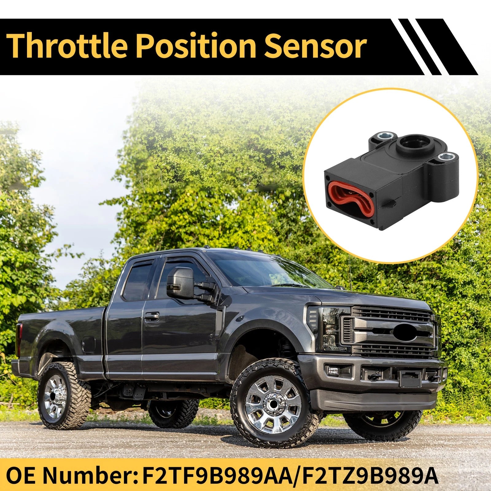 Throttle Position Sensor TPS for Ford F-350 (1990–1996) No.F2TF9B989AA/F2TZ9B989A