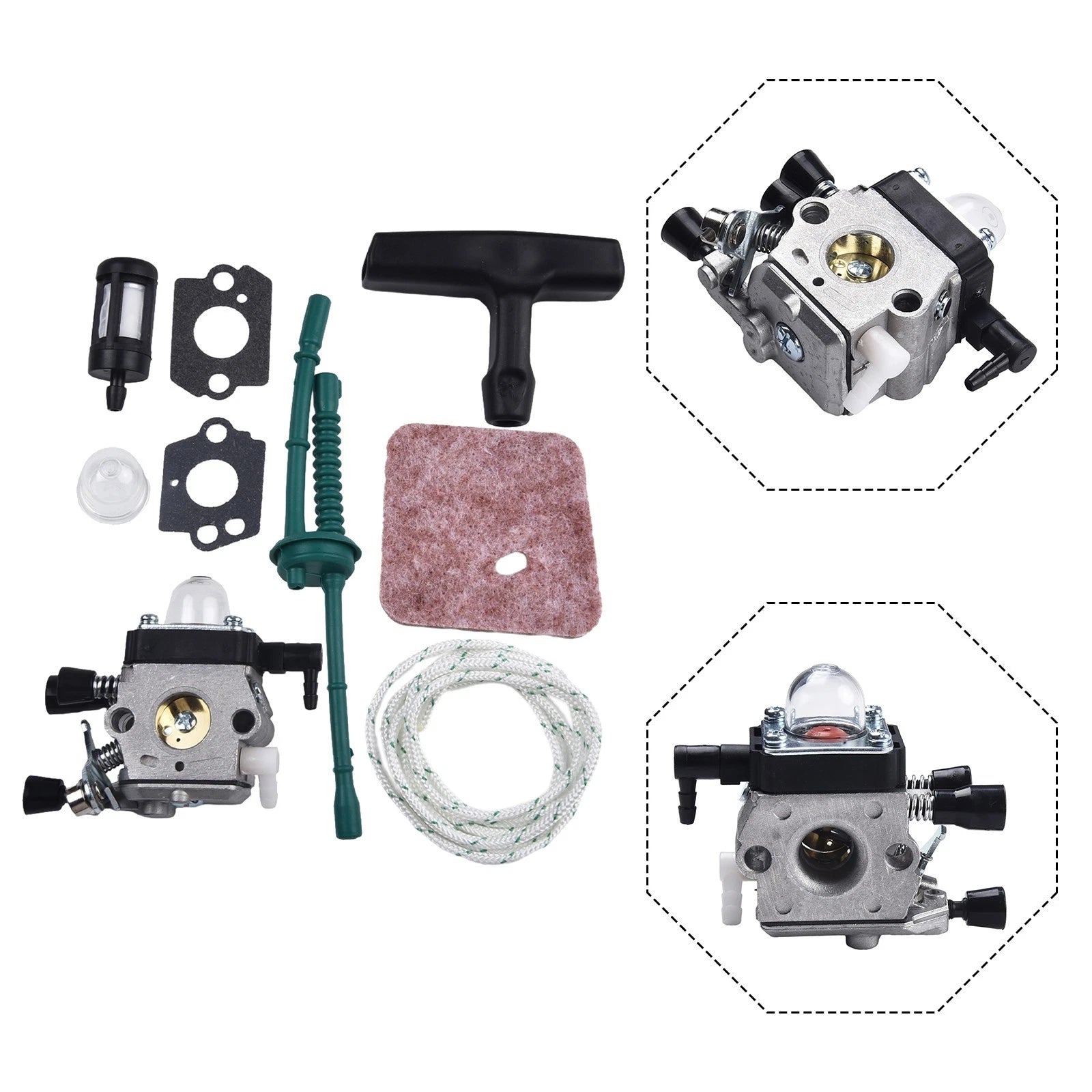 Carburetor and Fuel Filter Gaskets for FS46 FS55 FS55R