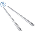 Set of 2 Linear Shaft Rails with 4 Square Type Bearings for Universal Use