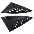 Quarter Window Louvers for Tesla Model Y (2020–2024) Gloss Black ABS