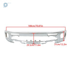 Chrome Front Bumper with Sensor Holes FO1002438 for Ford Ranger (2019–2023)