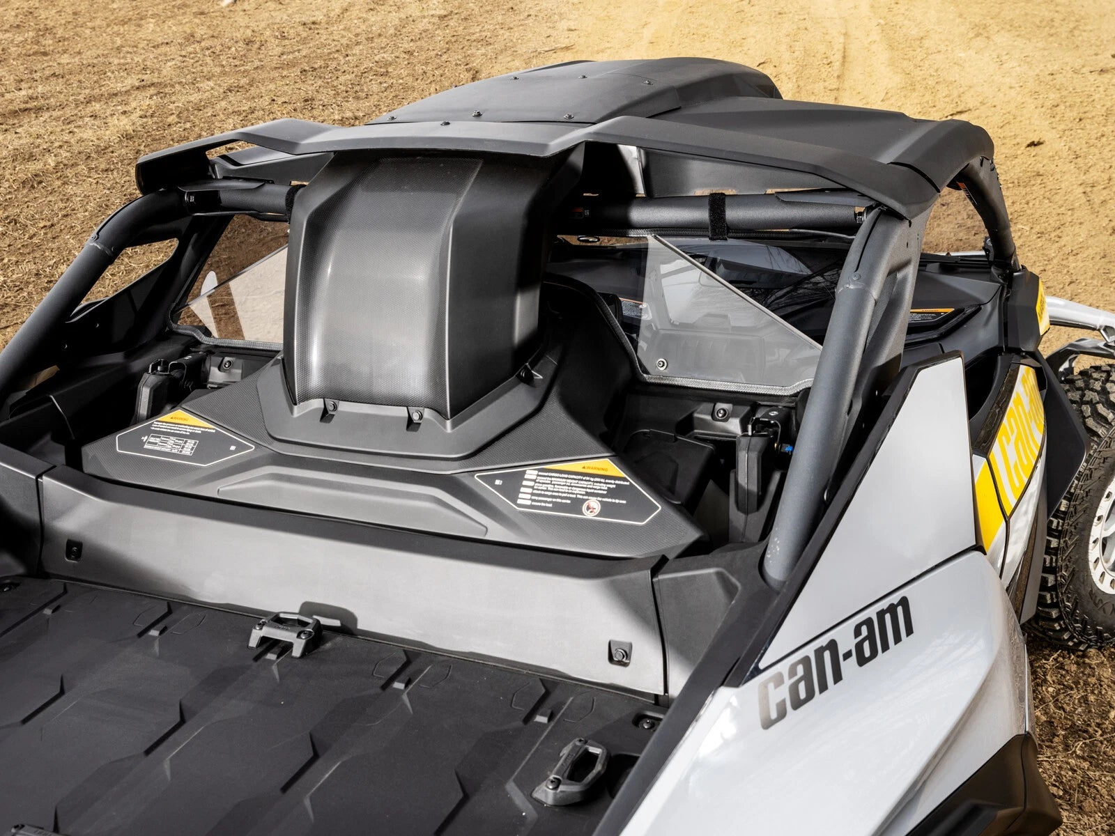 Scratch-Resist Light Tint Rear Windshield for Can-Am Maverick R (2024+)