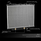 2-Row Aluminum Radiator for Volvo VHD Mack CHU CV CHN (2006–2014) OE