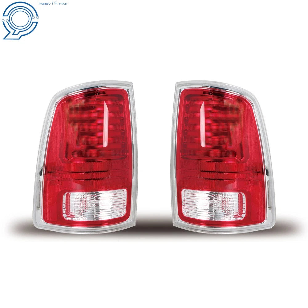 Set of 2 Rear Tail Lights for Ram 1500-3500 (2013–2018) LED Chrome Trim