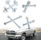 Set of 4 Front Control Arms Cam Bolts & Hardware Kit for Dodge Ram 1500 2500 3500