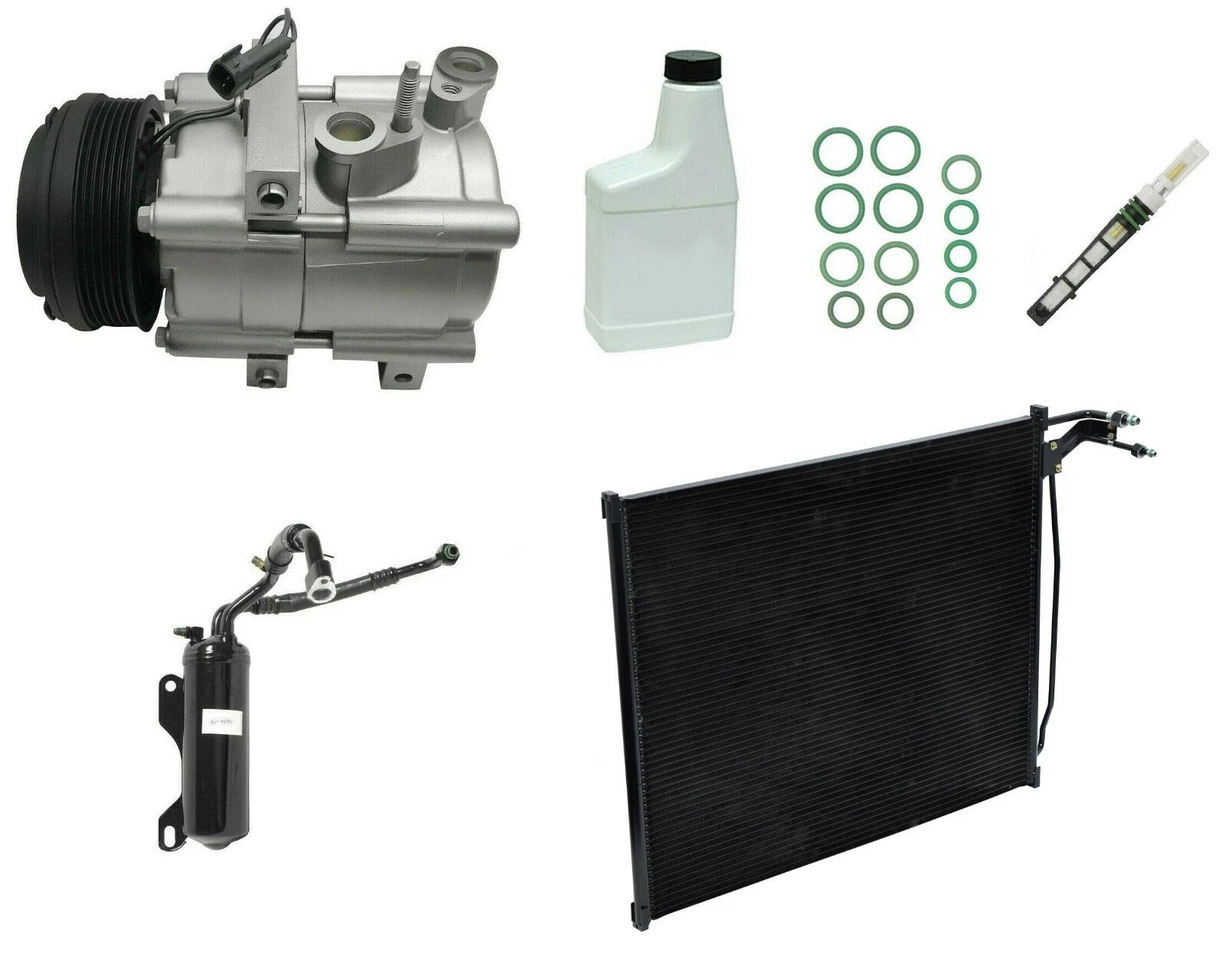 AC Compressor Kit with Condenser for Ford Falcon BA (2002–2005)