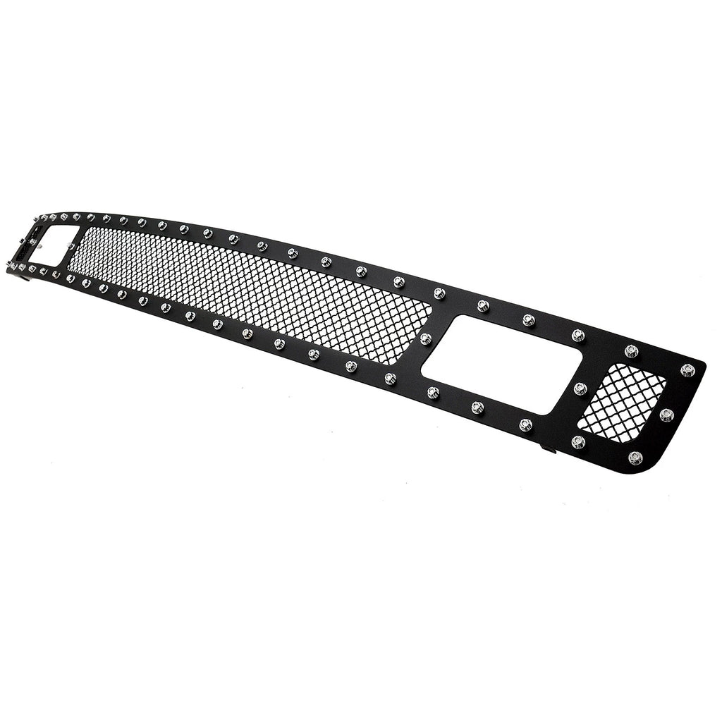 Stainless Black Mesh Rivet Grille for Chevy Silverado 1500 (2007–2013)