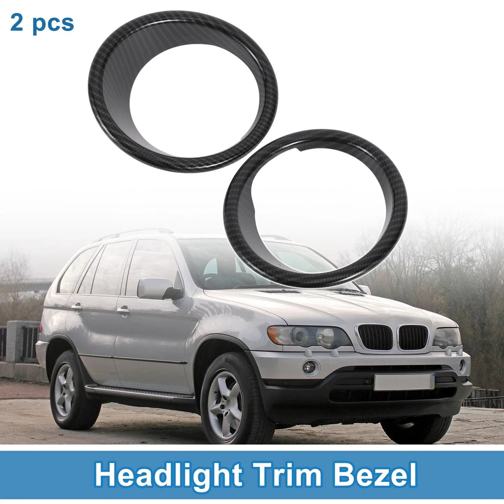 Car Front Left Front Right Headlight Trim Bezel for BMW X5 (2014-2018)