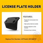 License Plate Bracket Mount for Chevrolet Silverado 2500 HD (2015–2019)