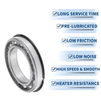 Deep Groove Ball Bearing 6014NR for Scooter Skateboard (P0 70x110x20mm)
