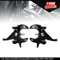 Set of 2 Drop Lowering Spindles for Chevy S10/GMC Sonoma (1982–2004)